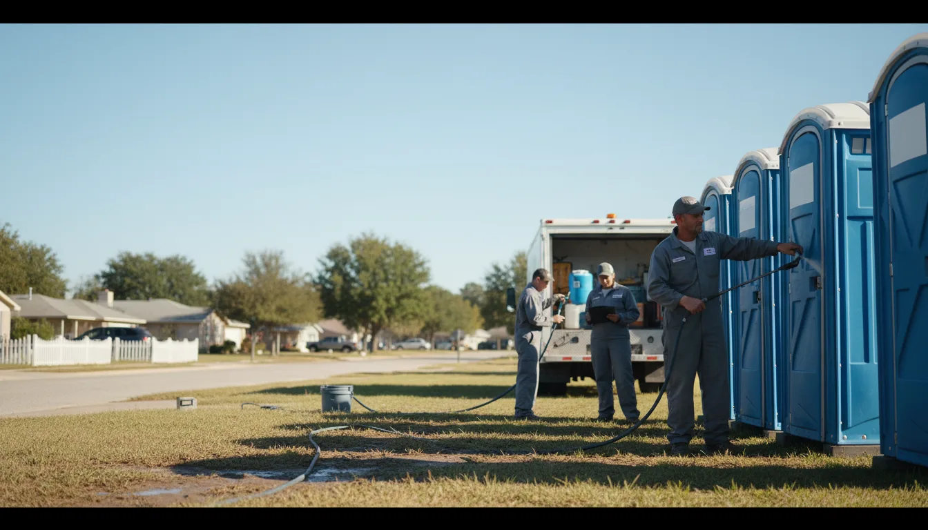 Long-Term Portable Toilet Rental in Silas, AL near me